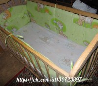 Защита в детскую кроватку. 
Производитель - Украина. 
Защита состоит из 4 част. . фото 4