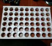 Кассеты из 240 ячеек - вкладываются минералватные пальчики, которые выполняют фу. . фото 2