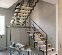 Металлические лестницы. Лестницы на второй этаж. Изготовление и монтаж.. . фото 4