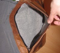 Новая кожаная сумка, произ-во Турция, размер 30*27*5см. Длина ручки регулируется. . фото 3