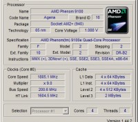 Продам четырехядерный процессор AMD Phenom X4 9100e (Agena)

Сокет АМ2+
Часто. . фото 3