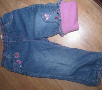 Фирменные джинсы Gloria Jeans на девочку 12-18 мес. в хорошем состоянии. Замеры . . фото 2