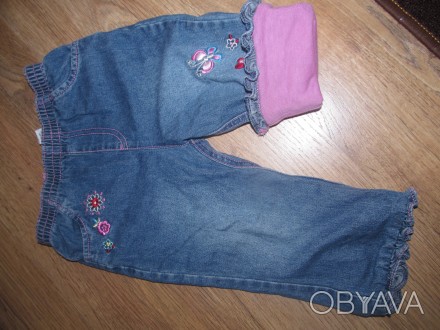 Фирменные джинсы Gloria Jeans на девочку 12-18 мес. в хорошем состоянии. Замеры . . фото 1