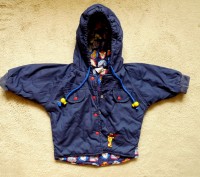Курточка темно-синяя с цветной подкладкой
очень красивая
Осень/весна.
 Состоя. . фото 2
