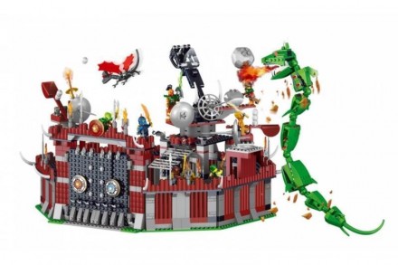 Помогите ниндзя отразить атаку противников вместе с новым набором аналогом Лего . . фото 4
