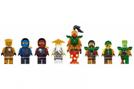 Помогите ниндзя отразить атаку противников вместе с новым набором аналогом Лего . . фото 8