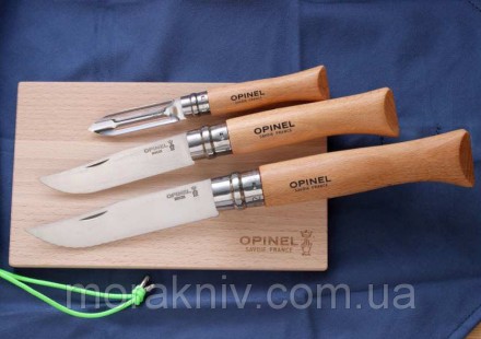 Opinel Outdoor cooking set включает в себя три складных ножа, которые помогут ва. . фото 3