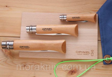 Opinel Outdoor cooking set включает в себя три складных ножа, которые помогут ва. . фото 5