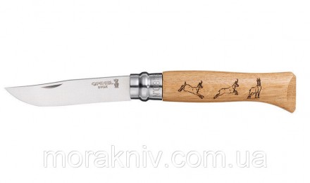 Туристический нож Opinel
​
Нож Opinel (опинель) №8 "Chamois"- это оригинальный и. . фото 4