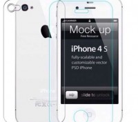 Продам 2 защитных стекла на iPhone 4 и 4S (на переднюю и заднюю панель)+ чехол в. . фото 2