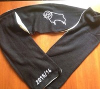 Продам фанатский шарф Derby County Football Club,цвет чёрно-белый,состояние б-у . . фото 3