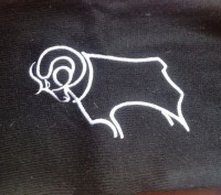 Продам фанатский шарф Derby County Football Club,цвет чёрно-белый,состояние б-у . . фото 4
