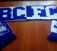 Продам клубный шарф Birmingham City Football Club ,состояние б-у отличное,размер. . фото 2