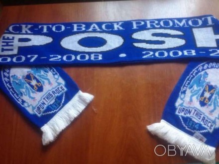Продам клубный шарф Peterborough United Football Club ,состояние б-у отличное,ра. . фото 1