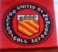 Продам клубный шарф Football Club United of Manchester,состояние б-у отличное,ра. . фото 3