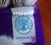 Продам клубный шарф Manchester City Football Club ,состояние б-у отличное,размер. . фото 3