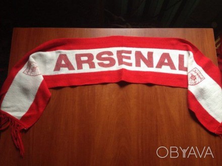 Продам клубный шарф  Arsenal Football Club,размер 20*120.. . фото 1