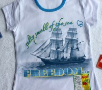 Комплект футболка с шортами для девочки "Мальвина" украинского производителя, ка. . фото 3