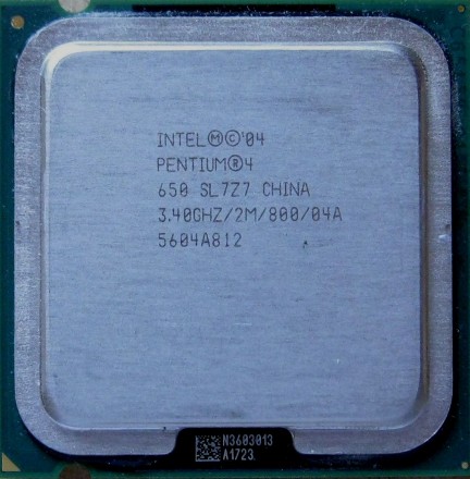 Продам процессор Intel Pentium 4 650 для сокета 775.

Рабочая частота - 3,4 GH. . фото 3