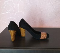 Туфли женские «TUCINO», размер 40, подходит на 39 -39,5, стелька 26,5 см, черная. . фото 3