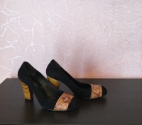 Туфли женские «TUCINO», размер 40, подходит на 39 -39,5, стелька 26,5 см, черная. . фото 2