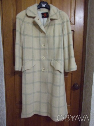 Женское Английское пальто.Ткань махер (100% шерсть) Состояние очень хорошее .Раз. . фото 1