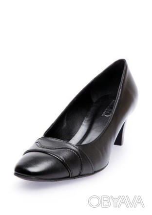 Продам новые черные туфли, натуральная кожа (верх и внутри). Размер - 37 полноме. . фото 1