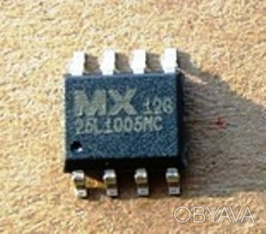 Микросхема Macronix International SPI MX25L1005MC 1M-BIT [x 1] CMOS SERIAL FLASH. . фото 1