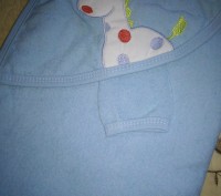 Полотенце с уголком и рукавичкой для новорожденного 
Вытереть ребенка после куп. . фото 9