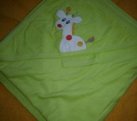 Полотенце с уголком и рукавичкой для новорожденного 
Вытереть ребенка после куп. . фото 7