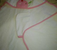 Полотенце с уголком и рукавичкой для новорожденного 
Вытереть ребенка после куп. . фото 8