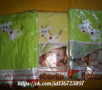 Полотенце с уголком и рукавичкой для новорожденного 
Вытереть ребенка после куп. . фото 6