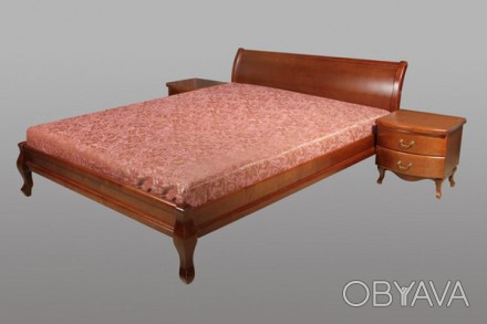 Кровать Монблан – это стилизованная составляющая спального гарнитура. Выпуклое и. . фото 1