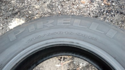 215/65 R16 Pirelli P6, лето 2 шт. Пара. Протектор 2…3 мм. Тысяч на 20 хватит даж. . фото 4