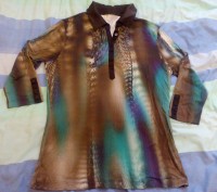Продам новую блузу женскую модную, рукав 3/4, с воротничком.Состав: 96%-вискоза,. . фото 2