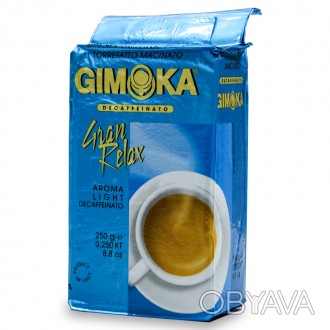  Молотый кофе без кофеина Gimoka Gran Relax – идеальный баланс мягкости и вкуса . . фото 1