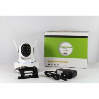 Беспроводная поворотная IP камера видеонаблюдения WiFi microSD 6030 Беспроводная. . фото 4