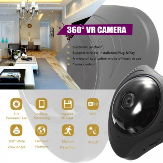 3D панорамная IP камера CAD 3630 видеонаблюдения 360 градусов WI-FI Full HD Особ. . фото 7