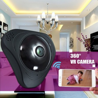 3D панорамная IP камера CAD 3630 видеонаблюдения 360 градусов WI-FI Full HD Особ. . фото 6