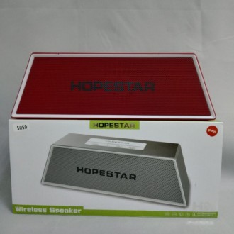 Портативная bluetooth колонка спикер Hopestar H28 Красный Колоночка Hopestar H28. . фото 2