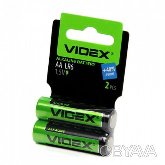 Батарейка щелочная VIDEX LR6 (AA) 1.5V пальчиковая 1шт Характеристики: Тип: алка. . фото 1