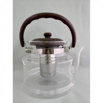 Стеклянный чайник-заварник А-Плюс TK-1047 1,6 литра Стеклянный чайник-заварник А. . фото 4