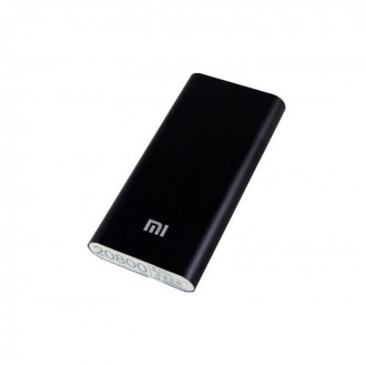 Внешний аккумулятор Power bank XIAOMI 20800 Mah батарея Чёрный Xiaomi Power Bank. . фото 3