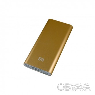 Внешний аккумулятор Power bank XIAOMI 20800 Mah батарея Золотой Xiaomi Power Ban. . фото 1