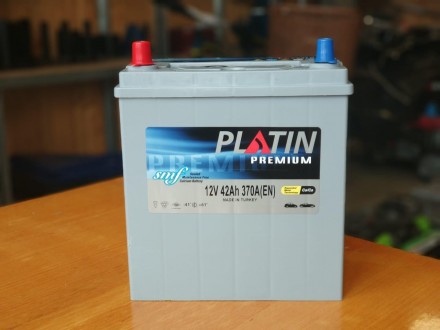 Аккумулятор АКБ PLATIN Premium JP 6CT- 42Aз 370A L SMF нижнее крепление, "+" сле. . фото 3
