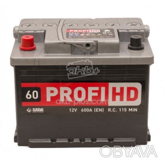 Аккумулятор SADA 6СТ-60 АзЕ 
Profi HD, 1 "+" слева)
Емкость : 60 Ач;
Пусковой то. . фото 1