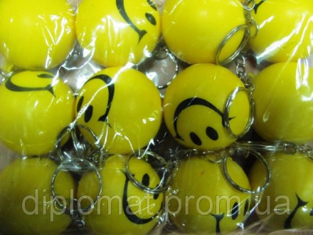 Брелок Смайлик
Брелок резина смайлик-шарик (набор 12 шт) - прекрасный выбор для . . фото 3