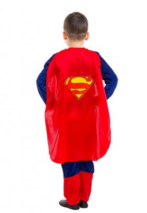  Маскарадный костюм Супермена. Для детей возрастом от 3 до 8 лет. Размеры 28-30-. . фото 5