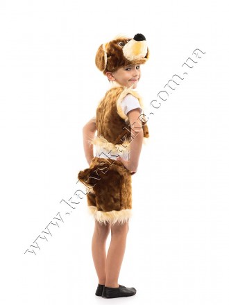  Детский маскарадный костюм собачки. Для детей возрастом от 3 до 6 лет. Рост 104. . фото 4