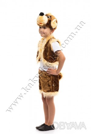  Детский маскарадный костюм собачки. Для детей возрастом от 3 до 6 лет. Рост 104. . фото 1